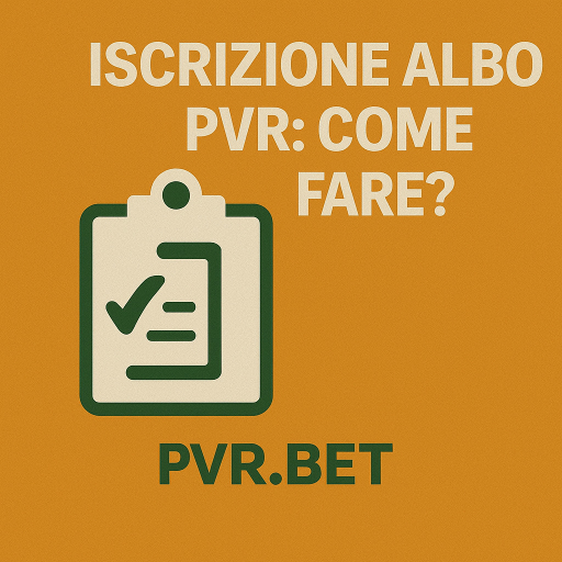 Iscrizione albo PVR 2025