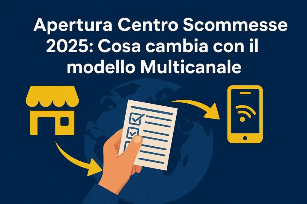 Apertura Centro Scommesse 2025: Cosa cambia con il modello Multicanale 1 Apertura Centro Scommesse 2025
